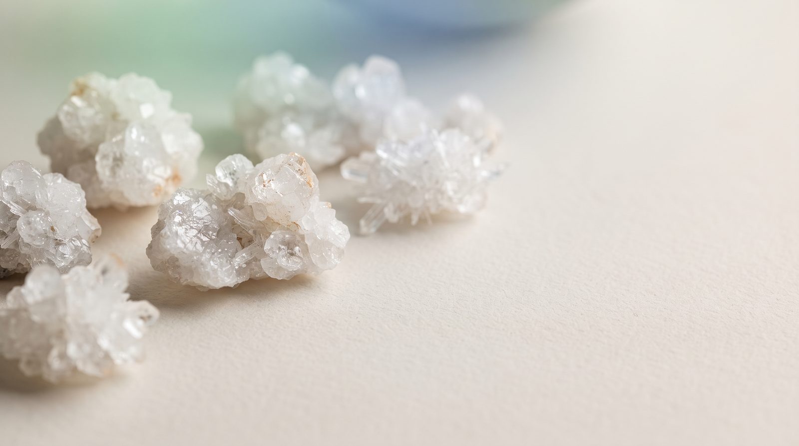 Boron mineral crystals